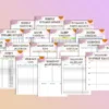 75 Soft, Hard Medium and Easy Challenge Tracker Bundle TikTok Weight Loss Journal Lifestyle Planner Workout Fitness Printable Digital Self - Image 12