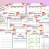 75 Soft, Hard Medium and Easy Challenge Tracker Bundle TikTok Weight Loss Journal Lifestyle Planner Workout Fitness Printable Digital Self - Image 10