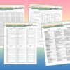 Cleaning Planner Printable Weekly Chores Digital Download Household Planner Home Management Classic Happy PDF Inserts A4 A5 Letter Half - Image 5