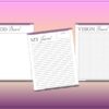 Goal Planner Printable Productivity Planner Goal Tracker Digital Download Goal Setting Workshop Classic Happy PDF Inserts A4 A5 Letter Half - Image 5