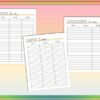 Meal Planner Printable Weekly Meal Monthly Digital Download Menu Binder Recipe Book Planner Classic Happy PDF Inserts A4 A5 Letter Half - Image 9