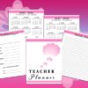 Teacher Planner School Printable Academic Digital Download Lesson Student Teaching Planner Classic Happy PDF Insert A4 A5 Letter Half - Image 6