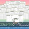 Cleaning Planner Printable Weekly Chores Digital Download Household Planner Home Management Classic Happy PDF Inserts A4 A5 Letter Half