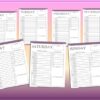 Goal Planner Printable Productivity Planner Goal Tracker Digital Download Goal Setting Workshop Classic Happy PDF Inserts A4 A5 Letter Half - Image 2
