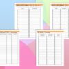 Home Decluttering Planner Printable Home Organizing Checklist Household Home Management Classic Happy PDF Inserts A4 A5 Letter Half - Image 4