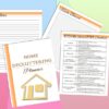 Home Decluttering Planner Printable Home Organizing Checklist Household Home Management Classic Happy PDF Inserts A4 A5 Letter Half - Image 8