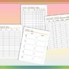 Meal Planner Printable Weekly Meal Monthly Digital Download Menu Binder Recipe Book Planner Classic Happy PDF Inserts A4 A5 Letter Half - Image 5