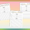 Meal Planner Printable Weekly Meal Monthly Digital Download Menu Binder Recipe Book Planner Classic Happy PDF Inserts A4 A5 Letter Half - Image 3