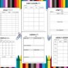 Teacher Planner Minimalistic School Printable Academic Digital Download Lesson Student Homeschool Classic Happy PDF Insert A4 A5 Letter Half - Image 7