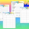 Kids Planner Digital Download Chore Chart Daily Weekly Monthly Chart Planner Checklist Classic Happy PDF Inserts A4 A5 Letter Half - Image 9