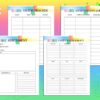 Kids Planner Digital Download Chore Chart Daily Weekly Monthly Chart Planner Checklist Classic Happy PDF Inserts A4 A5 Letter Half - Image 7