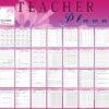 Teacher Planner School Printable Academic Digital Download Lesson Student Teaching Planner Classic Happy PDF Insert A4 A5 Letter Half - Image 2