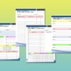 Productivity Planner Printable Daily Goal Tracker Digital Download Challenge Project Planner Classic Happy PDF Inserts A4 A5 Letter Half - Image 7