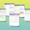 Productivity Planner Printable Daily Goal Tracker Digital Download Challenge Project Planner Classic Happy PDF Inserts A4 A5 Letter Half - Image 6