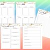 New Year Planner Printable Resolution Goal Planner 2021 Calendar Digital Download Day Binder Classic Happy PDF Inserts A4 A5 Letter Half - Image 7