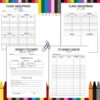 Teacher Planner Minimalistic School Printable Academic Digital Download Lesson Student Homeschool Classic Happy PDF Insert A4 A5 Letter Half - Image 4