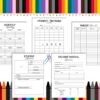 Teacher Planner Minimalistic School Printable Academic Digital Download Lesson Student Homeschool Classic Happy PDF Insert A4 A5 Letter Half - Image 3
