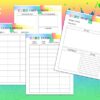 Kids Planner Digital Download Chore Chart Daily Weekly Monthly Chart Planner Checklist Classic Happy PDF Inserts A4 A5 Letter Half - Image 3
