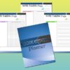 Productivity Planner Printable Daily Goal Tracker Digital Download Challenge Project Planner Classic Happy PDF Inserts A4 A5 Letter Half - Image 3