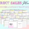 Direct Sales Planner MLM Printable Power Hour Small Business Digital Download Network Marketing Classic Happy PDF Inserts A4 A5 Letter Half