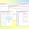 Blog Planner Beginner Blog Launch Printable Income Website Post Digital Download Brand Planner Classic Happy PDF Inserts A4 A5 Letter Half - Image 4