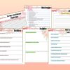Self Care Kit Self Confidence Journal Worksheet Printable Self Esteem Mental Health Digital Download Classic Happy PDF Inserts A4 A5 Letter - Image 2