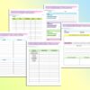 Blog Planner Beginner Blog Launch Printable Income Website Post Digital Download Brand Planner Classic Happy PDF Inserts A4 A5 Letter Half - Image 7