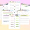 Manifestation Journal Intentions Planner Printable Law of Attraction Digital Download Classic Happy PDF Inserts A4 A5 Letter - Image 5