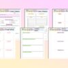 Manifestation Journal Intentions Planner Printable Law of Attraction Digital Download Classic Happy PDF Inserts A4 A5 Letter - Image 8