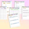 Manifestation Journal Intentions Planner Printable Law of Attraction Digital Download Classic Happy PDF Inserts A4 A5 Letter - Image 9