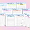 Bible Journaling Printable Bible Planner Prayer Sermons Scriptures Devotional Verses Digital Download Classic Happy PDF Inserts A4 A5 Letter - Image 7