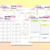 Freelance Business Planner Printable Solopreneur Digital Download Work from Home Small Business Classic Happy PDF Inserts A4 A5 Letter Half - Image 9