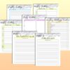 30 Day Gratitude Journal Printable Grateful Planner Mindfulness Digital Download Positivity Wellness Happiness 5 five minute Self Care Daily - Image 8