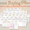 House Hunting Planner Home Buying Checklist Property Printable Project Moving Relocation Planner Classic Happy PDF Inserts A4 A5 Letter Half