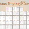 House Hunting Planner Home Buying Checklist Property Printable Project Moving Relocation Planner Classic Happy PDF Inserts A4 A5 Letter Half - Image 4