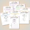 House Hunting Planner Home Buying Checklist Property Printable Project Moving Relocation Planner Classic Happy PDF Inserts A4 A5 Letter Half - Image 2