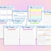 Bible Journaling Printable Bible Planner Prayer Sermons Scriptures Devotional Verses Digital Download Classic Happy PDF Inserts A4 A5 Letter - Image 3