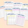 Photographer Planner Photography Business Photo Shoot Appointment Session Client Sheet Printable Digital Download Classic Happy PDF Inserts - Image 3