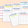 Photographer Planner Photography Business Photo Shoot Appointment Session Client Sheet Printable Digital Download Classic Happy PDF Inserts - Image 4