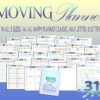 Moving Planner Relocation Checklist Home Moving Guide Property Printable New Home Project Binder Classic Happy PDF Inserts A4 A5 Letter
