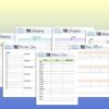 Moving Planner Relocation Checklist Home Moving Guide Property Printable New Home Project Binder Classic Happy PDF Inserts A4 A5 Letter - Image 7