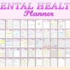 Mental Health Planner Wellness Self Care Journal Life Printable Mindfulness Life Organizer Mood Anxiety Tracker Self Improvement Bullet - Image 2