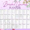 Bridal Shower Games Planner Bundle Printable Wedding Floral Digital Download Wedding Binder Kit Classic Happy PDF Inserts A4 A5 Letter Half - Image 4