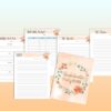 Bachelorette Party Planner Printable Hen Party Budget Gifts Wedding Floral Digital Download Wedding Classic Happy PDF Inserts A4 A5 Letter - Image 7