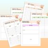 Bachelorette Party Planner Printable Hen Party Budget Gifts Wedding Floral Digital Download Wedding Classic Happy PDF Inserts A4 A5 Letter - Image 6