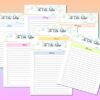 To Do List Goals Weekly Checklist Daily Monthly Productivity List Printable Digital Download Planner Business Work Family Health Cleaning - Image 3
