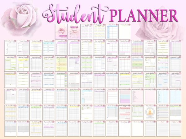 Student Planner Printable School Digital Download Lessons Student Teaching Planner Nurse Nursing Medical Elementary Middle High School - Image 7