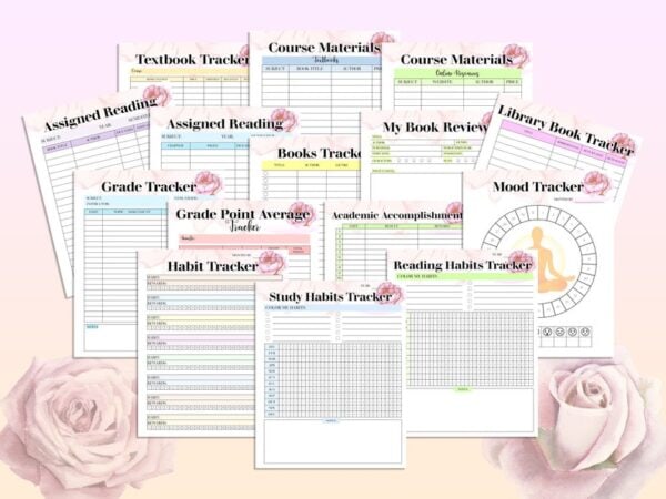 Student Planner Printable School Digital Download Lesson Back to School Teaching Planner Nurse Nursing Medical Elementary Middle High School - Image 5