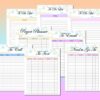 To Do List Goals Weekly Checklist Daily Monthly Productivity List Printable Digital Download Planner Business Work Family Health Cleaning - Image 5