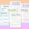 To Do List Goals Weekly Checklist Daily Monthly Productivity List Printable Digital Download Planner Business Work Family Health Cleaning - Image 7